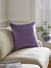 Lilac Purple 59 x 59cm Matte Velvet Cushion - Image 1 of 6