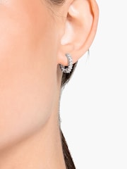 Swarovski Silver Vittore Mini Hoop Earrings - Image 1 of 4