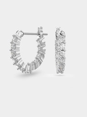 Swarovski Silver Vittore Mini Hoop Earrings - Image 2 of 4