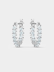 Swarovski Silver Vittore Mini Hoop Earrings - Image 4 of 4