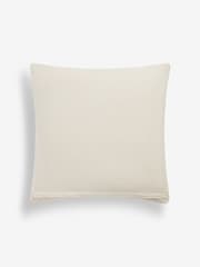 Duck Egg Blue Stripe 50 x 50cm Linford Velvet Cushion - Image 3 of 5