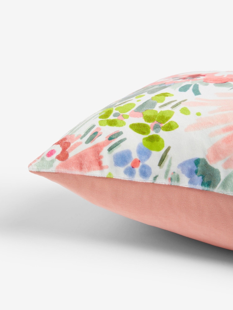 Pink Bright Spring Floral 50 x 50cm Cushion - Image 5 of 5
