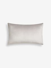 Teal Blue Hurley Cut Velvet Cushion - Image 6 of 6