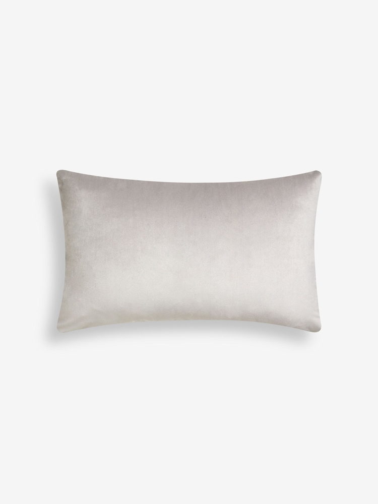 Teal Blue Hurley Cut Velvet Cushion - Image 6 of 6 Teal Blue Hurley Cut Velvet Cushion - Image 6 of 6