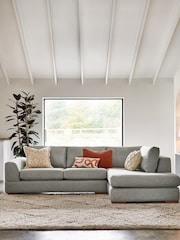 Natural Chevron Bobble 43 x 43cm Cushion - Image 3 of 6