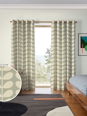Orla Kiely Pebble Jumbo Solid Stem Made to Measure 100% Cotton Curtains - Image 1 of 9