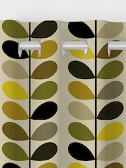 Orla Kiely Yellow Multi Stem Made to Measure 100% Cotton Curtains - Image 7 of 8