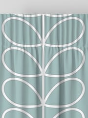 Orla Kiely Aqua Jumbo Linear Stem Made to Measure Curtains - Image 6 of 9