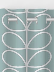 Orla Kiely Aqua Jumbo Linear Stem Made to Measure Curtains - Image 7 of 9