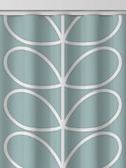 Orla Kiely Aqua Jumbo Linear Stem Made to Measure Curtains - Image 8 of 9