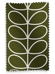 Orla Kiely Kelp Jumbo Linear Stem Made to Measure 100% Cotton Curtains - Image 8 of 8