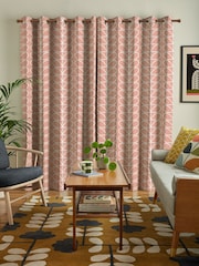 Orla Kiely Bubblegum Jumbo Linear Stem Made to Measure Curtains - Image 2 of 9