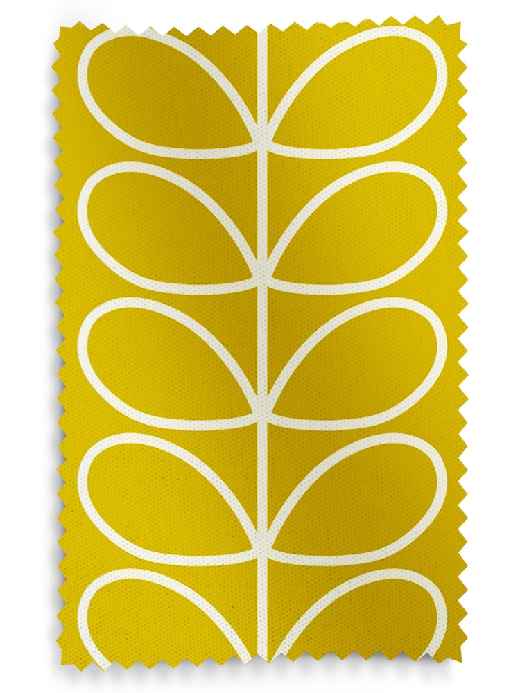 Orla Kiely Sunflower Jumbo Linear Stem Made to Measure 100% Cotton Curtains - Image 9 of 9