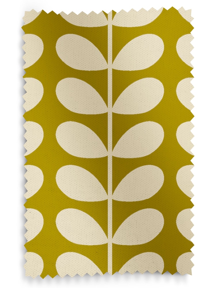 Orla Kiely Seagrass Solid Stem Made to Measure 100% Cotton Curtains - Image 9 of 9