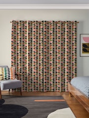Orla Kiely Pink/Red Multi Stem Made to Measure Curtains - Image 2 of 9