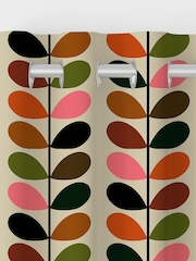 Orla Kiely Pink/Red Multi Stem Made to Measure Curtains - Image 7 of 9