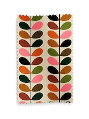 Orla Kiely Pink/Red Multi Stem Made to Measure Curtains - Image 9 of 9