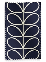 Orla Kiely Whale Jumbo Linear Stem Made to Measure 100% Cotton Curtains - Image 9 of 9