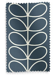 Orla Kiely Marine Jumbo Linear Stem Made to Measure 100% Cotton Curtains - Image 9 of 9
