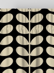 Orla Kiely Black Solid Stem Made to Measure Curtains - Image 6 of 9