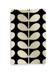 Orla Kiely Black Solid Stem Made to Measure Curtains - Image 9 of 9