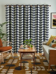 Orla Kiely Whale Jumbo Solid Stem Made to Measure Curtains - Image 2 of 9