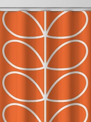 Orla Kiely Persimmon Jumbo Linear Stem Made to Measure 100% Cotton Curtains - Image 8 of 9