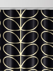 Orla Kiely Liqourice Jumbo Linear Stem Made to Measure 100% Cotton Curtains - Image 8 of 9