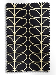 Orla Kiely Liqourice Jumbo Linear Stem Made to Measure 100% Cotton Curtains - Image 9 of 9