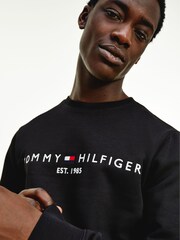 Tommy Hilfiger Black Logo Sweatshirt - Image 3 of 7