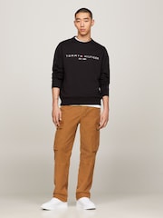 Tommy Hilfiger Black Logo Sweatshirt - Image 4 of 7