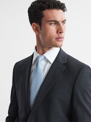 Corbata de seda con estampado de lunares Liam de Reiss - Imagen 2 de 5