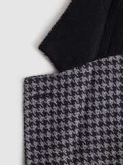 Reiss Navy Lite Slim Fit Wool Blend Dogtooth Blazer - Image 6 of 6