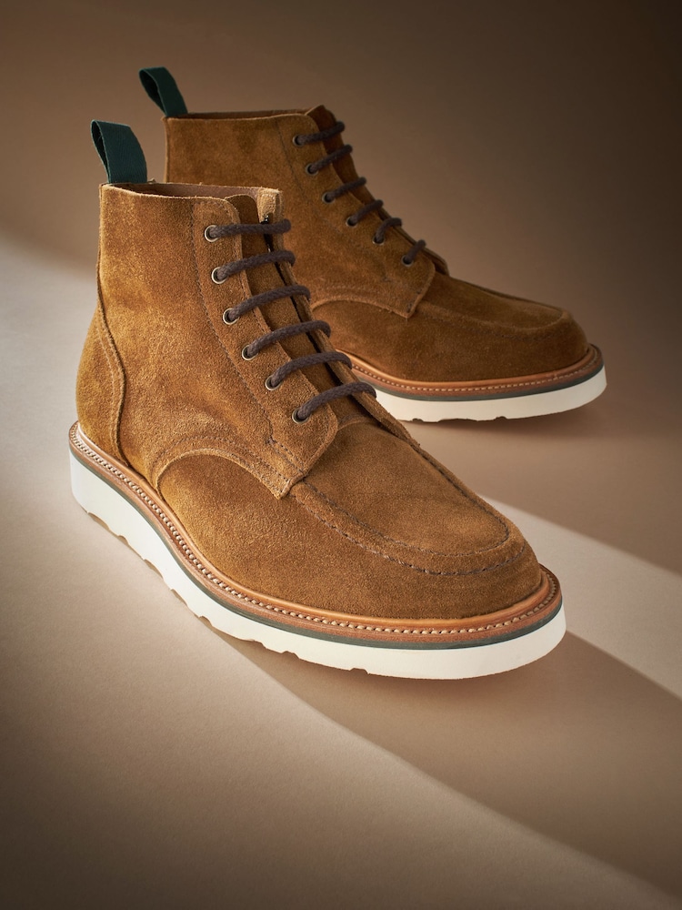 Sanders for Next Apron Wedge Boots - Image 4 of 7