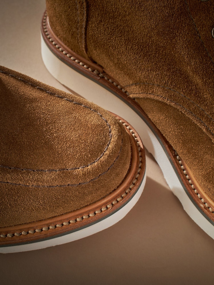 Sanders for Next Apron Wedge Boots - Image 6 of 7