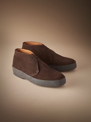 Brown Suede Sanders for Next Crepe Chukka Boots - Image 2 of 8