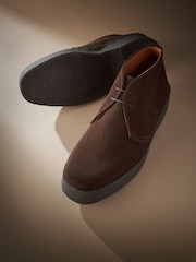 Brown Suede Sanders for Next Crepe Chukka Boots - Image 4 of 8