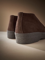 Brown Suede Sanders for Next Crepe Chukka Boots - Image 8 of 8