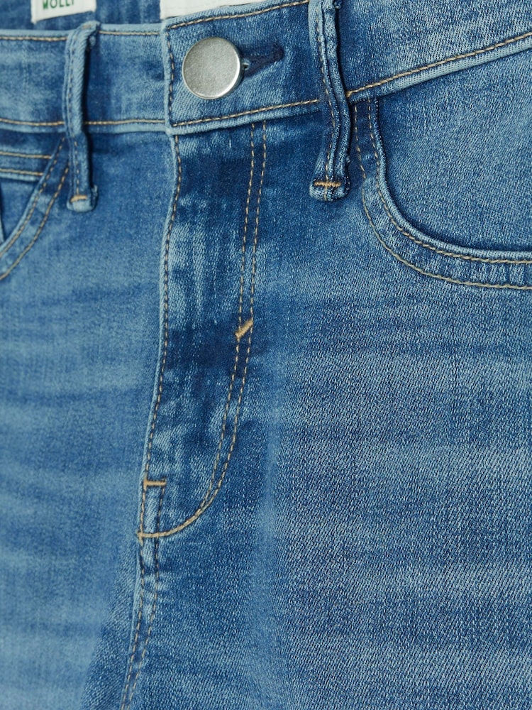 Azul claro - Vaqueros pitillo de efecto moldeador y tiro alto de River Island Petite - Imagen 5 de 5