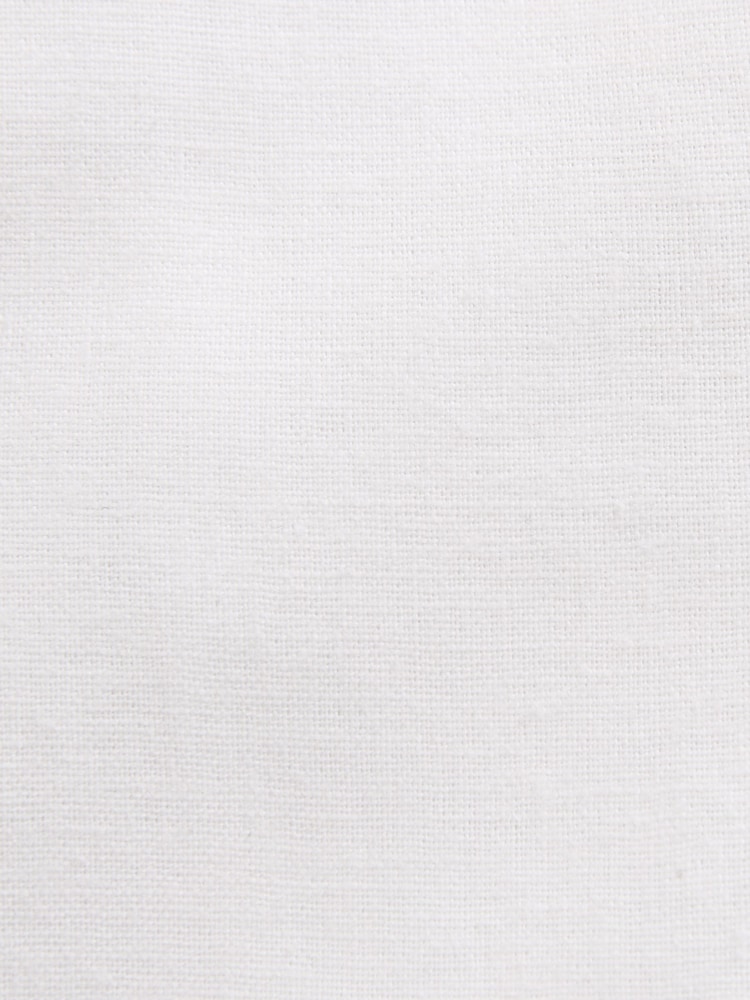 White Slim Fit Linen Blend Blazer - Image 10 of 10