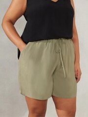 Live Unlimited Curve - Khaki Green Shorts - Image 3 of 3