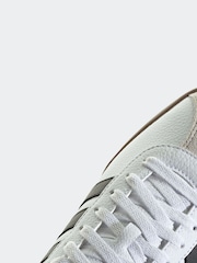 adidas White/Black VL Court Trainers - Image 11 of 12