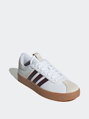 adidas White Ground VL Court Trainers - Image 5 of 10
