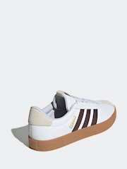 adidas White Ground VL Court Trainers - Image 6 of 10