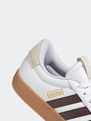 adidas White Ground VL Court Trainers - Image 9 of 10