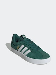 adidas Green/White Sportswear VL Court Trainers - Image 4 of 9