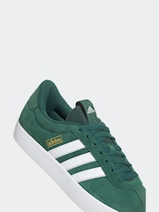 adidas Green/White Sportswear VL Court Trainers - Image 8 of 9