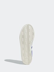 adidas Blue/White Sportswear VL Court Trainers - Image 4 of 7