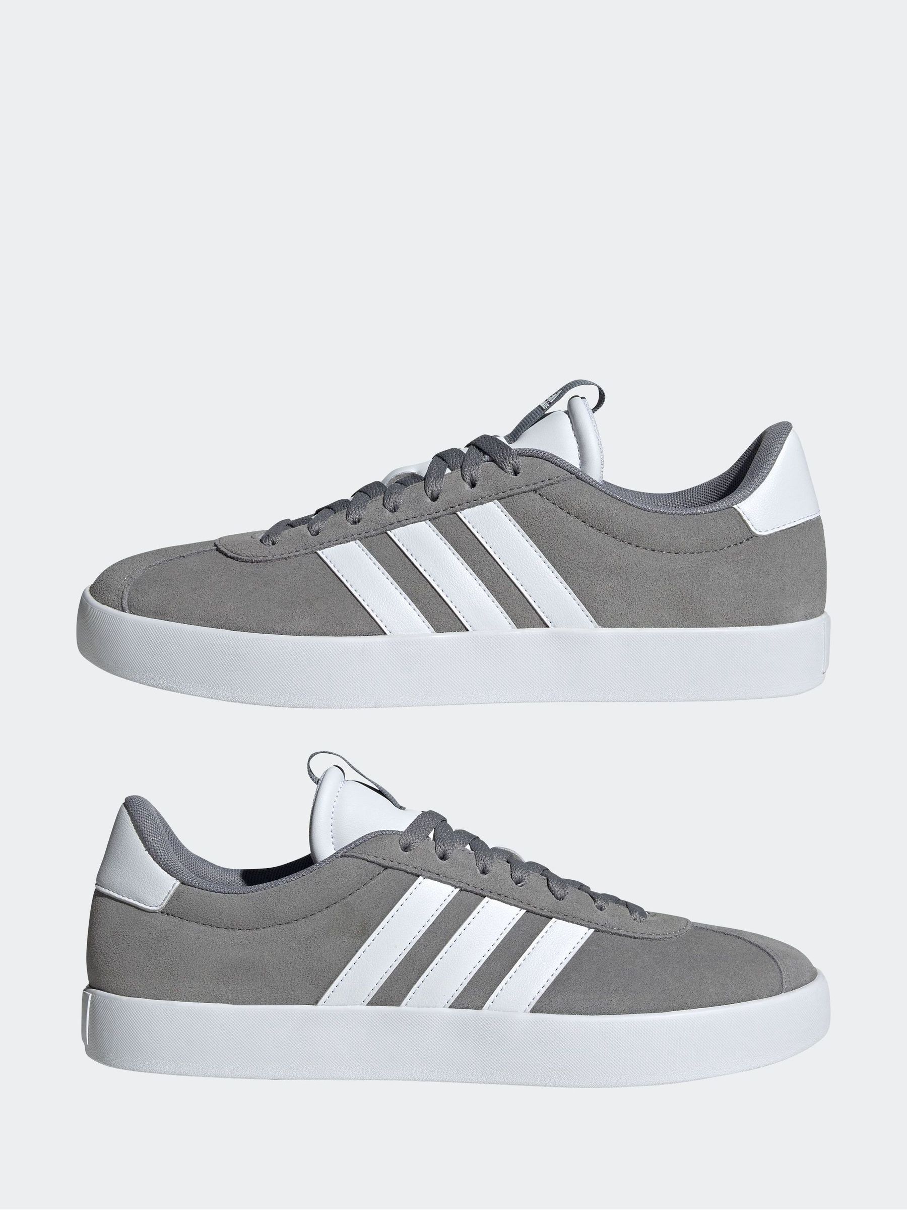 Buy adidas Grey/White VL Court Trainers from Next USA