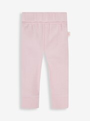 JoJo Maman Bébé Pink Peter Rabbit Appliqué Sweatshirt & Rib Leggings Set - Image 5 of 7